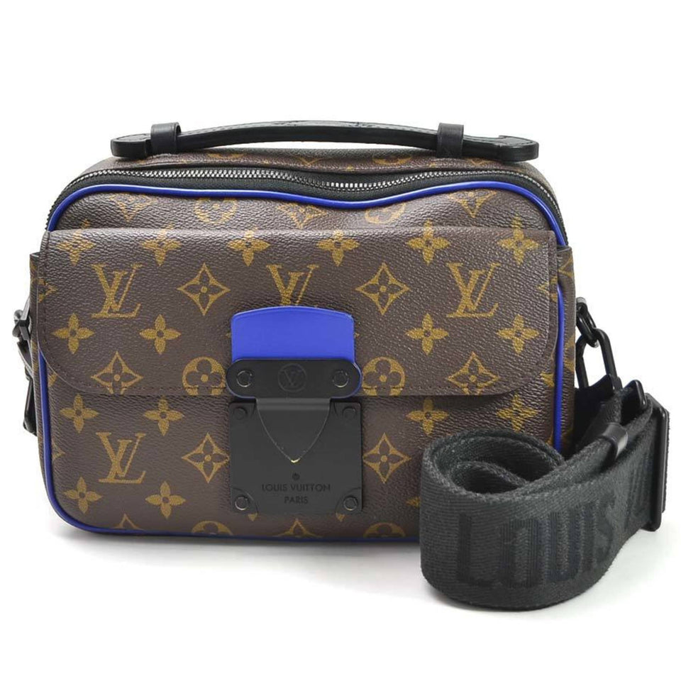 Louis Vuitton Handbag Shoulder Bag 2Way Monogram Macassar S Rock Messenger Brown Canvas Men's M45863