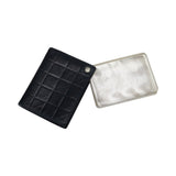 CHANEL Cocomark Business Card Holder Case Black Lambskin Ladies