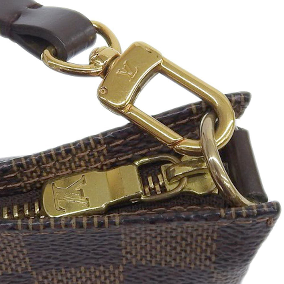 LOUIS VUITTON Damier Navona Pouch Ebene N51983