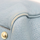 Gucci Shoulder Bag Bamboo Handbag Blue Ladies