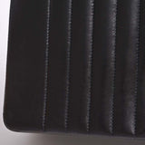CHANEL Lambskin Mademoiselle Coco Mark Chain Shoulder Bag Black Ladies