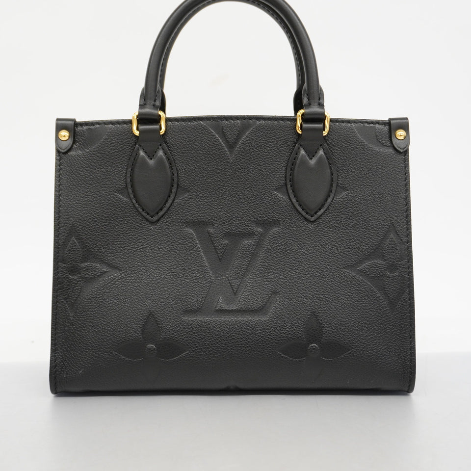 LOUIS VUITTONAuth  MonogramEmpreinte 2wayBag OnTheGoPM M45653 Noir