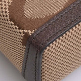GUCCI Horsebit 1955 Jumbo GG Canvas Leather Shoulder Bag 699296 Beige/Brown Women's