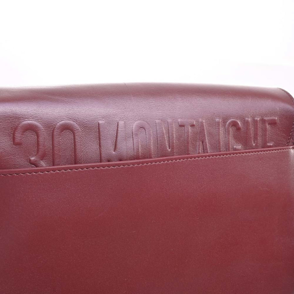 CHRISTIAN DIOR Leather Bobby Medium Shoulder Bag M9319UMOL Bordeaux Ladies