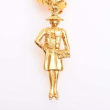 CHANEL Coco  earrings gold ladies