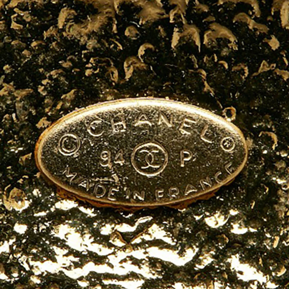 CHANEL Cocomark Necklace Gold Plated Men's