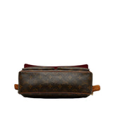 LOUIS VUITTON Monogram Vivacite MM Shoulder Bag M51164 Brown PVC Leather Women's