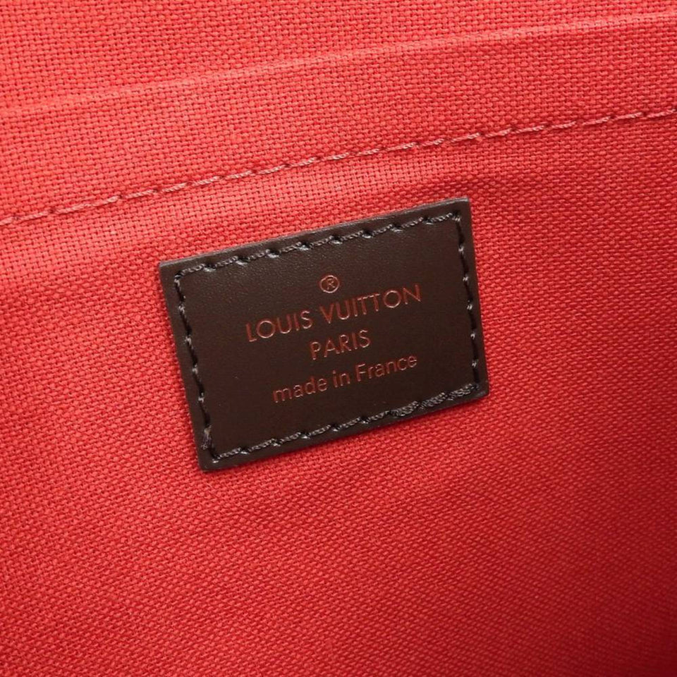 LOUIS VUITTON Damier Sologne Shoulder Bag Ebene N48079