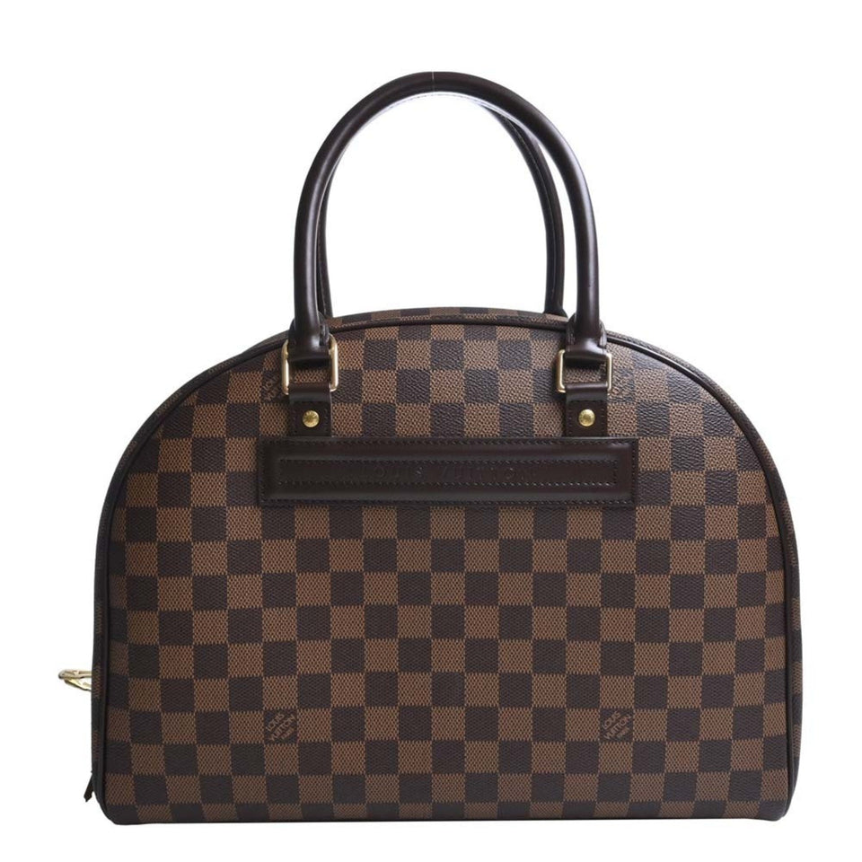 LOUIS VUITTON Damier Nolita Handbag N41455 Brown Women's