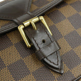 LOUIS VUITTON Damier Sologne Shoulder Bag Ebene N48079