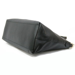 Gucci Shoulder Bag Bamboo Black Ladies