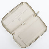 LOUIS VUITTON Zippy Organizer Long Wallet N60012 Damier Azur Canvas France Year 2008 White VI1088 Zipper Unisex