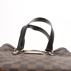 LOUIS VUITTON Damier Hampstead PM Brown N51205 Women's Canvas Handbag