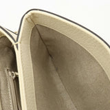 GUCCI Interlocking G Chain Shoulder Bag Clutch Ivory 607720