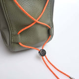 CHRISTIAN DIOR Sacai Collaboration Nylon Saddle Tote Bag Khaki Men's