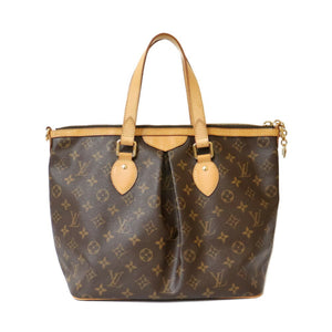 Louis Vuitton Handbag Monogram 2way Palermo PM M40145 Brown Women's Canvas