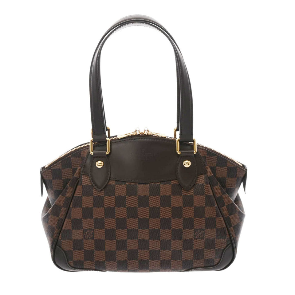 LOUIS VUITTON Damier Verona PM Brown N41117 Ladies Canvas Handbag