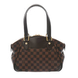 LOUIS VUITTON Damier Verona PM Brown N41117 Ladies Canvas Handbag