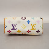 LOUIS VUITTONAuth  Monogram Multicolore Mini Speedy M92645 Women's Handbag Blanc