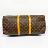 LOUIS VUITTONAuth  Monogram Keepol 50 M41426 Unisex Boston Bag