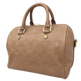 Louis Vuitton Monogram Implant Speedy 25 Bandouliere Bag Bronze M41019