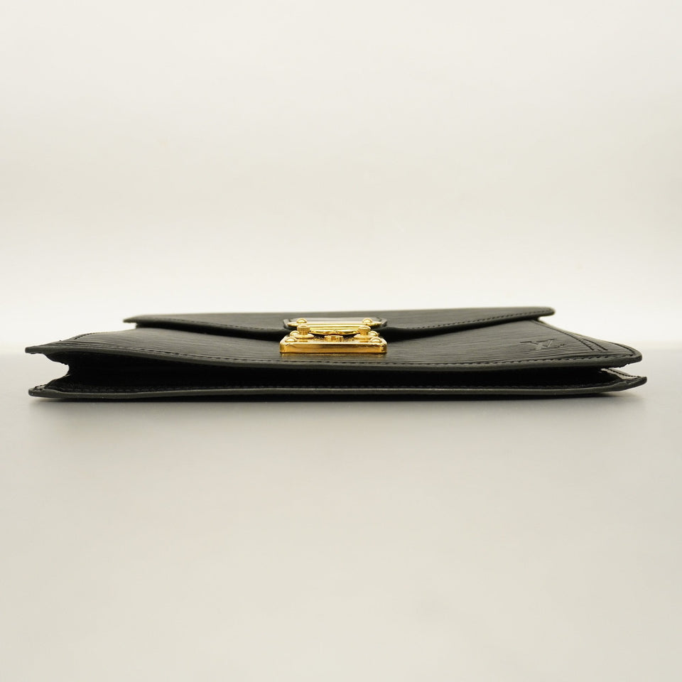 LOUIS VUITTONAuth  Epi Serie Dragonne M52612 Clutch Bag Noir