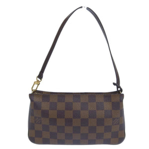 LOUIS VUITTON Damier Navona Pouch Ebene N51983