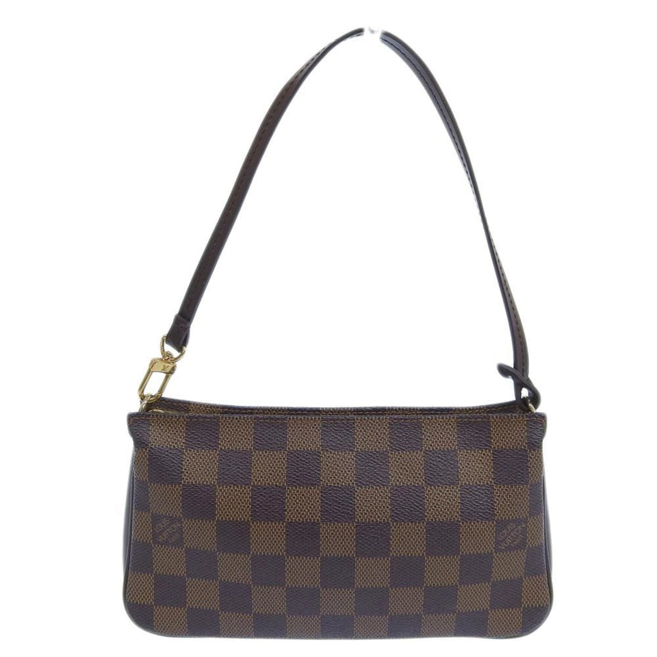 LOUIS VUITTON Damier Navona Pouch Ebene N51983