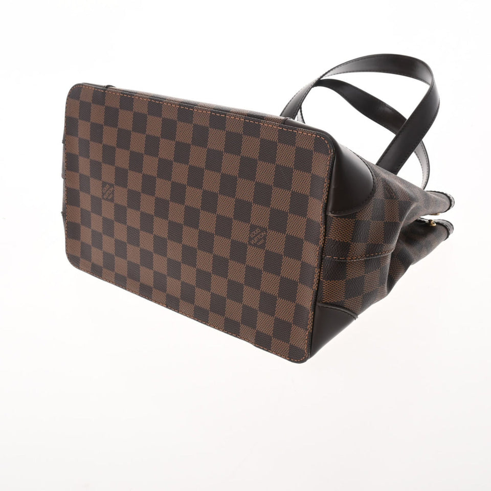 LOUIS VUITTON Damier Hampstead PM Brown N51205 Women's Canvas Handbag