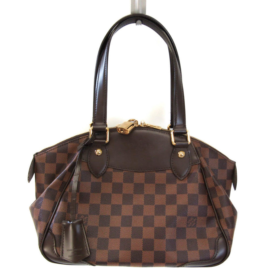 LOUIS VUITTON Damier Verona PM N41117 Women's Shoulder Bag Ebene