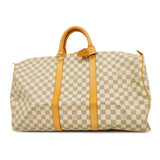 LOUIS VUITTONAuth  Damier Azur Keepall 50 N41430 Boston Bag