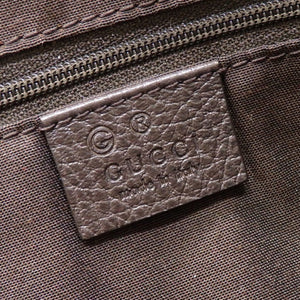 GUCCI Handbag GG Crystal Beige Brown Coated Canvas Leather 339551 493075 Women Men