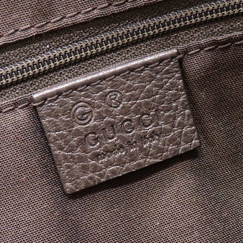 GUCCI Handbag GG Crystal Beige Brown Coated Canvas Leather 339551 493075 Women Men
