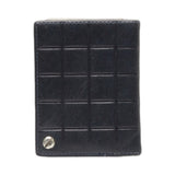 CHANEL Cocomark Business Card Holder Case Black Lambskin Ladies