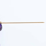 CHANEL Cocomark Brooch Purple Ladies