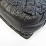 CHANEL Coco Cocoon Women's Nylon Shoulder Bag Black