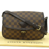 LOUIS VUITTON Damier Sologne Shoulder Bag Ebene N48079