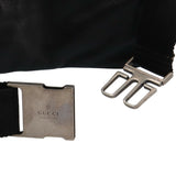 GUCCI Waist Bag Leather Black Men's