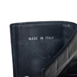 CHANEL Cocomark Business Card Holder Case Black Lambskin Ladies