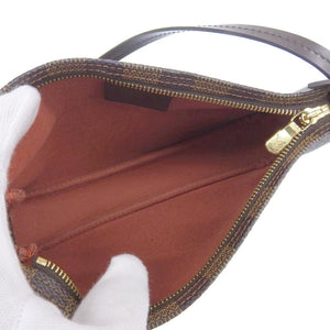 LOUIS VUITTON Damier Navona Pouch Ebene N51983