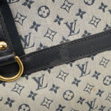 LOUIS VUITTONAuth  Monogram Mini Josephine GM M92211 Handbag Blue