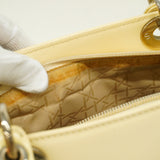 CHRISTIAN DIORAuth  Lady Dior 2WAY Bag Cannage Women's Leather Handbag,Shoulder