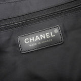 CHANEL Nylon New Line PM Tote Bag Black Ladies