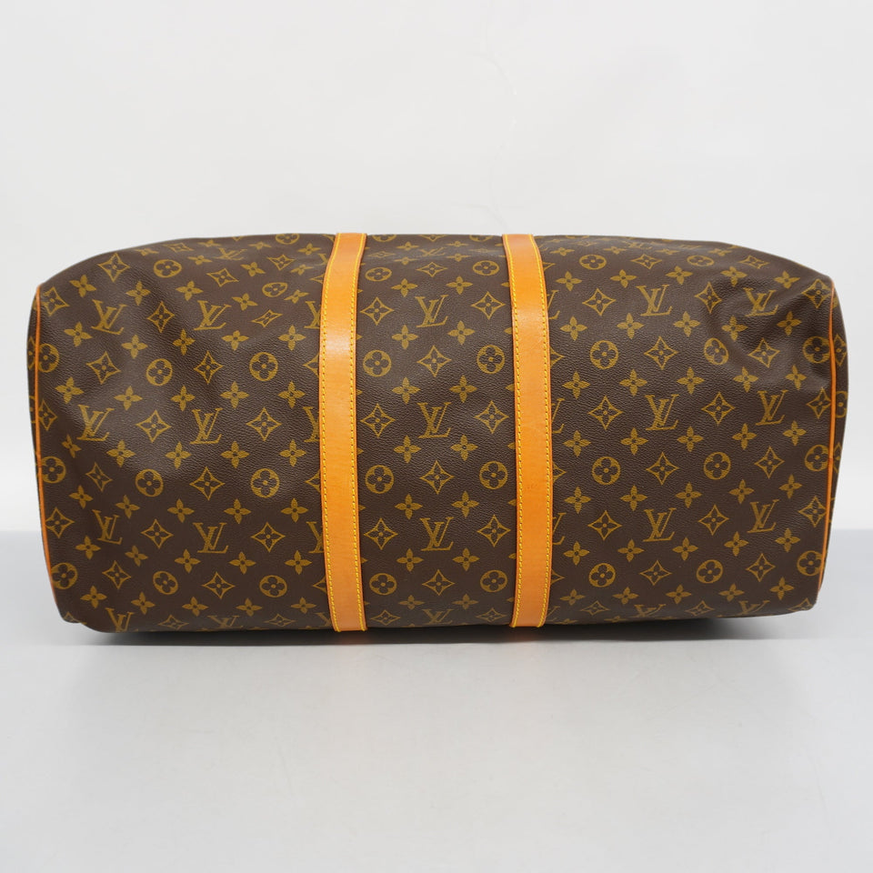 LOUIS VUITTONAuth  Monogram Keepol 55 M41424 Unisex Boston Bag