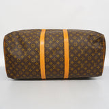LOUIS VUITTONAuth  Monogram Keepol 55 M41424 Unisex Boston Bag