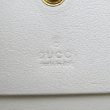 GUCCI Rajah Tiger 573790 Women's Leather Chain/Shoulder Wallet Off-white