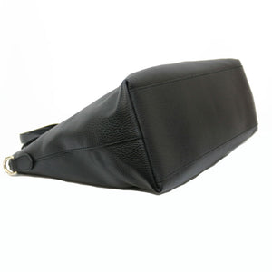 Gucci Shoulder Bag Bamboo Black Ladies