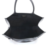 CHRISTIAN DIOR Book Tote Bag Medium Leather Black M1296ZGSB