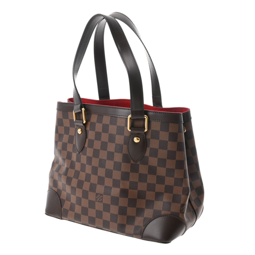 LOUIS VUITTON Damier Hampstead PM Brown N51205 Women's Canvas Handbag