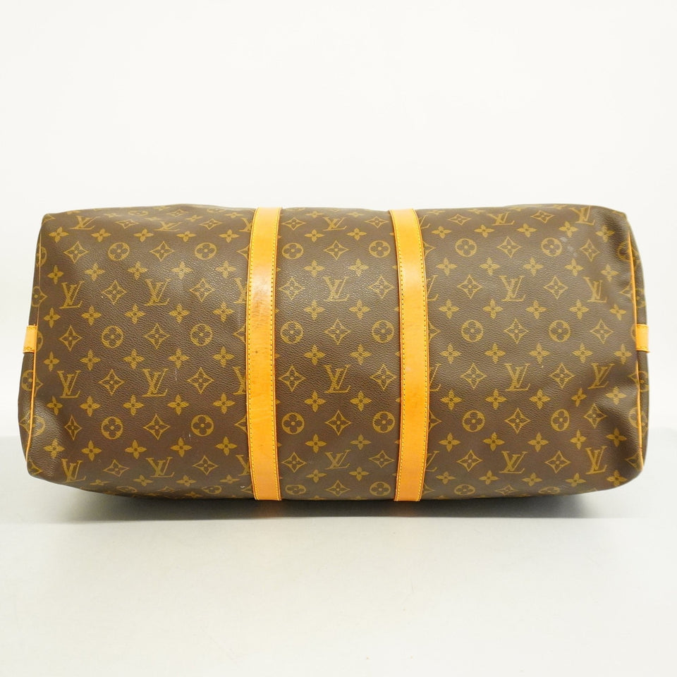 LOUIS VUITTONAuth  Monogram Keepall Bandouliere 55 M41414 Boston Bag